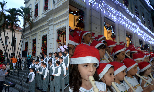 Canta e Encanta - Cerca de 250 crianças se apresentam  nas escadarias da Câmara nesta segunda-feira (02/12/2016 00:00:00)