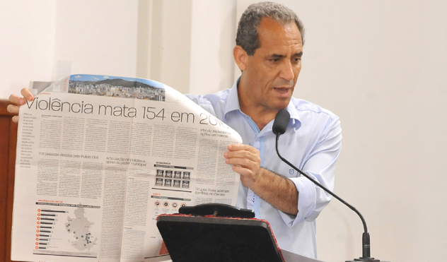Castelar repercute dados sobre a violência em JF (10/01/2017 00:00:00)