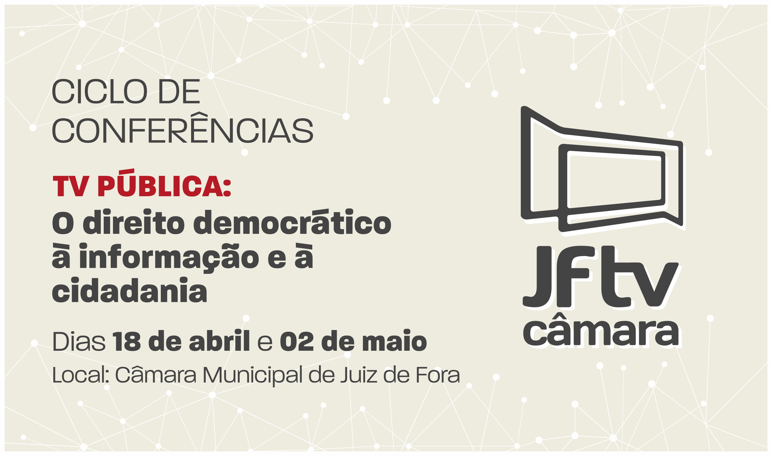 JF TV: Câmara promove Ciclo de Conferências sobre TV Pública (17/04/2017 00:00:00)