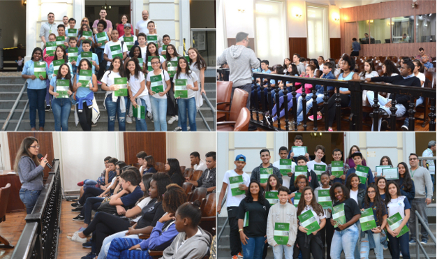 Sessenta alunos participam do projeto Conheça a Câmara (24/05/2017 00:00:00)