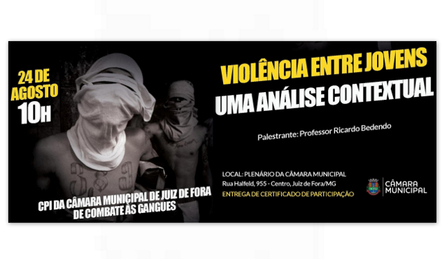 CPI das Gangues: Jornalista faz análise contextual sobre a violência entre os jovens (22/08/2017 00:00:00)