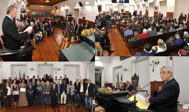 Geraldo Pereira é eternizado na Câmara com entrega de medalha (25/08/2017 00:00:00)