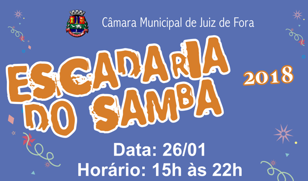 Câmara divulga programação da Escadaria do Samba 2018 (10/01/2018 00:00:00)