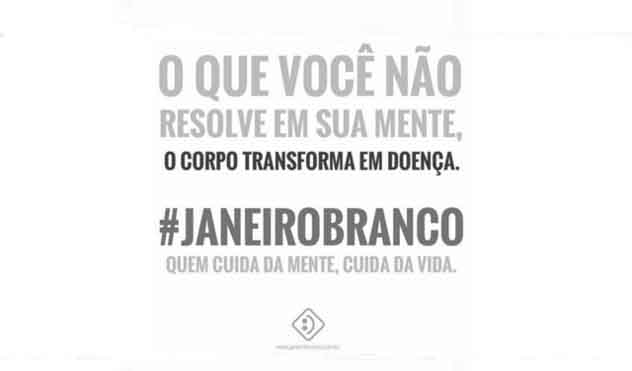 Palestra irá marcar início das atividades do Janeiro Branco (11/01/2018 00:00:00)