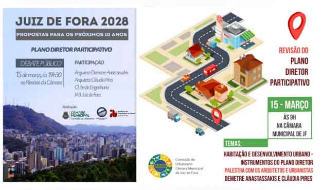 Câmara promove debate e palestra sobre Plano Diretor  que entra em votação na próxima sexta-feira (12/03/2018 00:00:00)