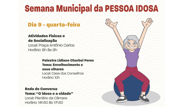 Dezoito pessoas acima de 60 anos ocupam cadeiras dos vereadores para discutir o Idoso e a Cidade (02/05/2018 00:00:00)