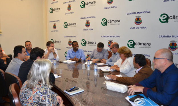 Vereadores apresentam demandas em reunião com secretário de Transporte e Trânsito (25/06/2018 00:00:00)