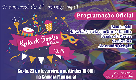 Carnaval de Juiz de Fora será aberto na próxima semana com Roda de Samba (15/02/2019 00:00:00)