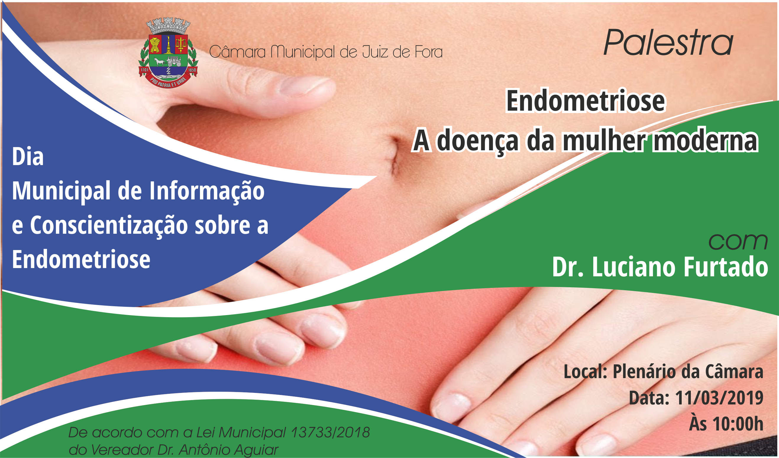 Palestra gratuita na Câmara discute sobre Endometriose (08/03/2019 00:00:00)