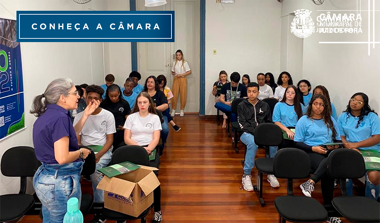 Conheça a Câmara recebe estudantes de escolas municipais (21/10/2022 00:00:00)