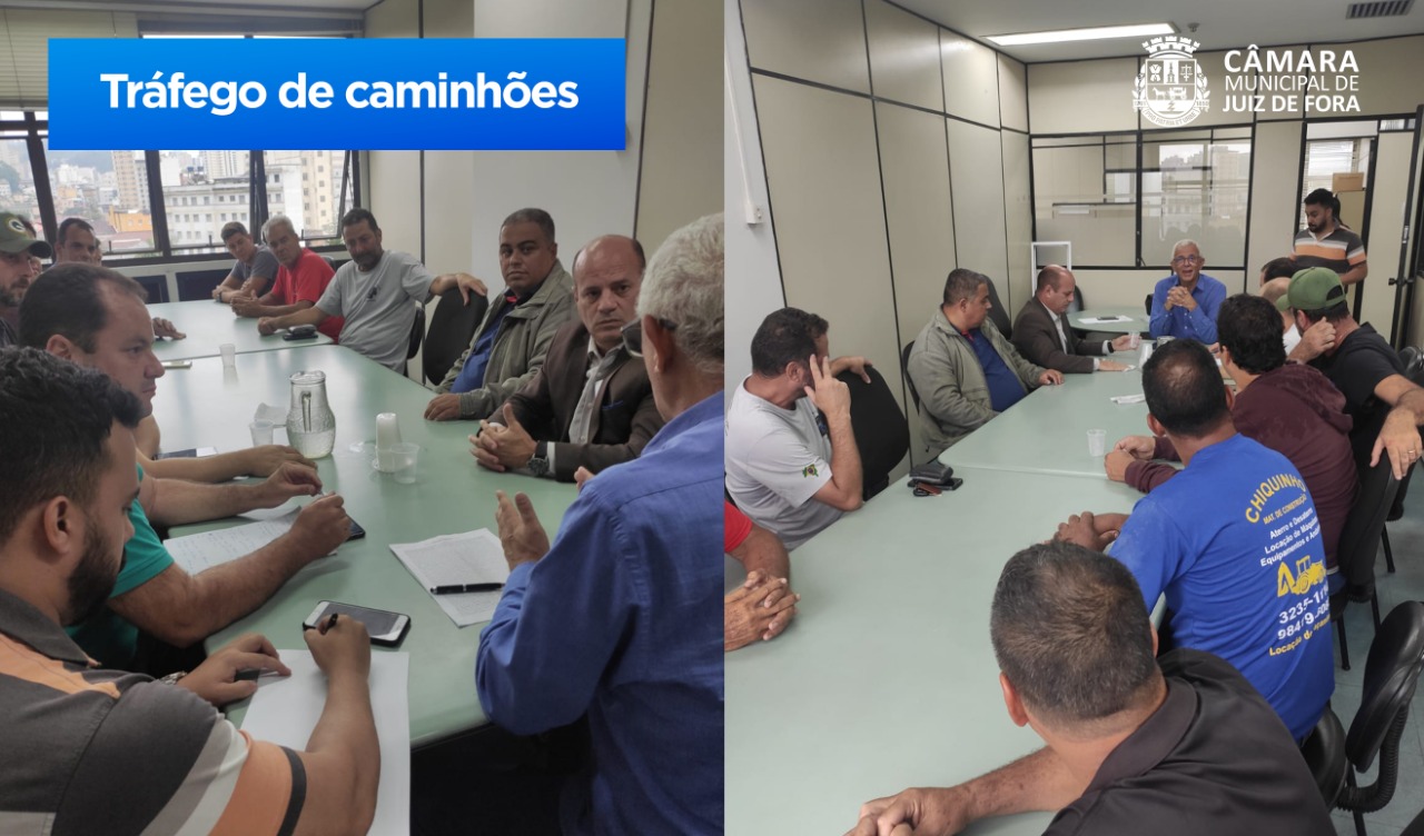 Vereadores levam demandas sobre decreto de carga e descarga à PJF (10/01/2023 00:00:00)