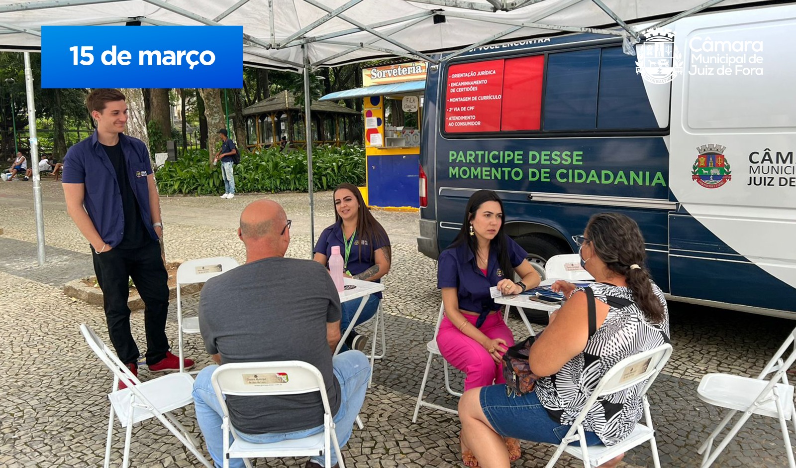 Sedecon promove ação pelo Dia do Consumidor no Parque Halfeld (15/03/2023 00:00:00)