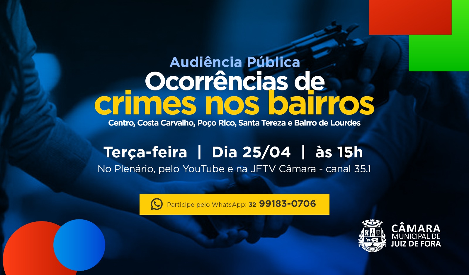 Câmara promoverá audiência sobre violência nas regiões centrais e Leste (24/04/2023 00:00:00)