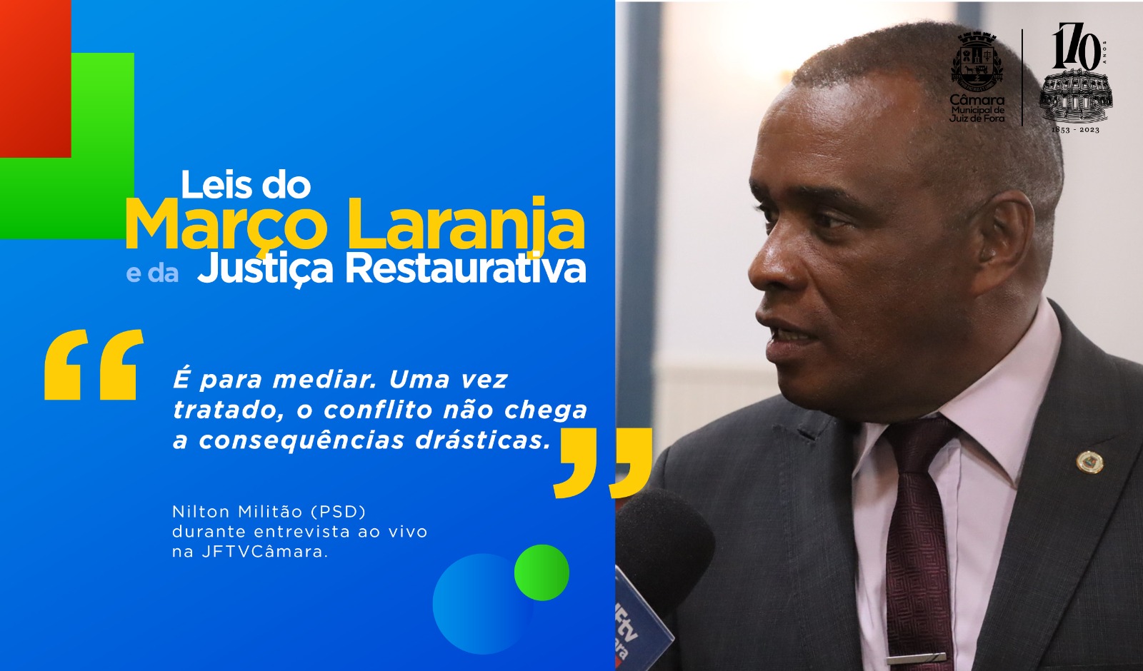 Ao Vivo - Nilton Militão fala das Leis Março Laranja e Justiça Restaurativa (02/05/2023 00:00:00)