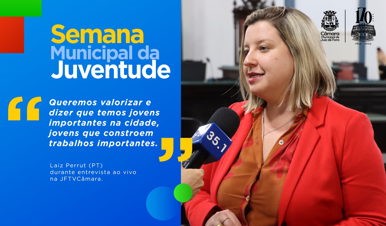 Ao Vivo - Laiz Perrut aborda projetos sobre juventude e combate à gordofobia (22/08/2023 00:00:00)