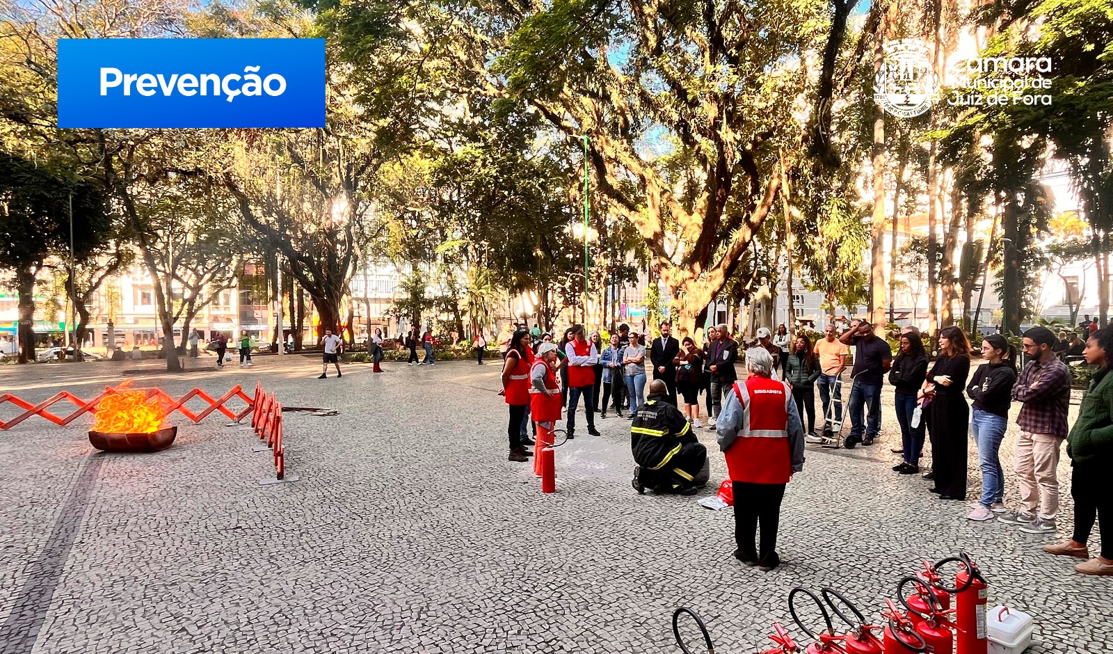 Brigadistas da Câmara recebem treinamento do Corpo de Bombeiros (04/06/2024 00:00:00)