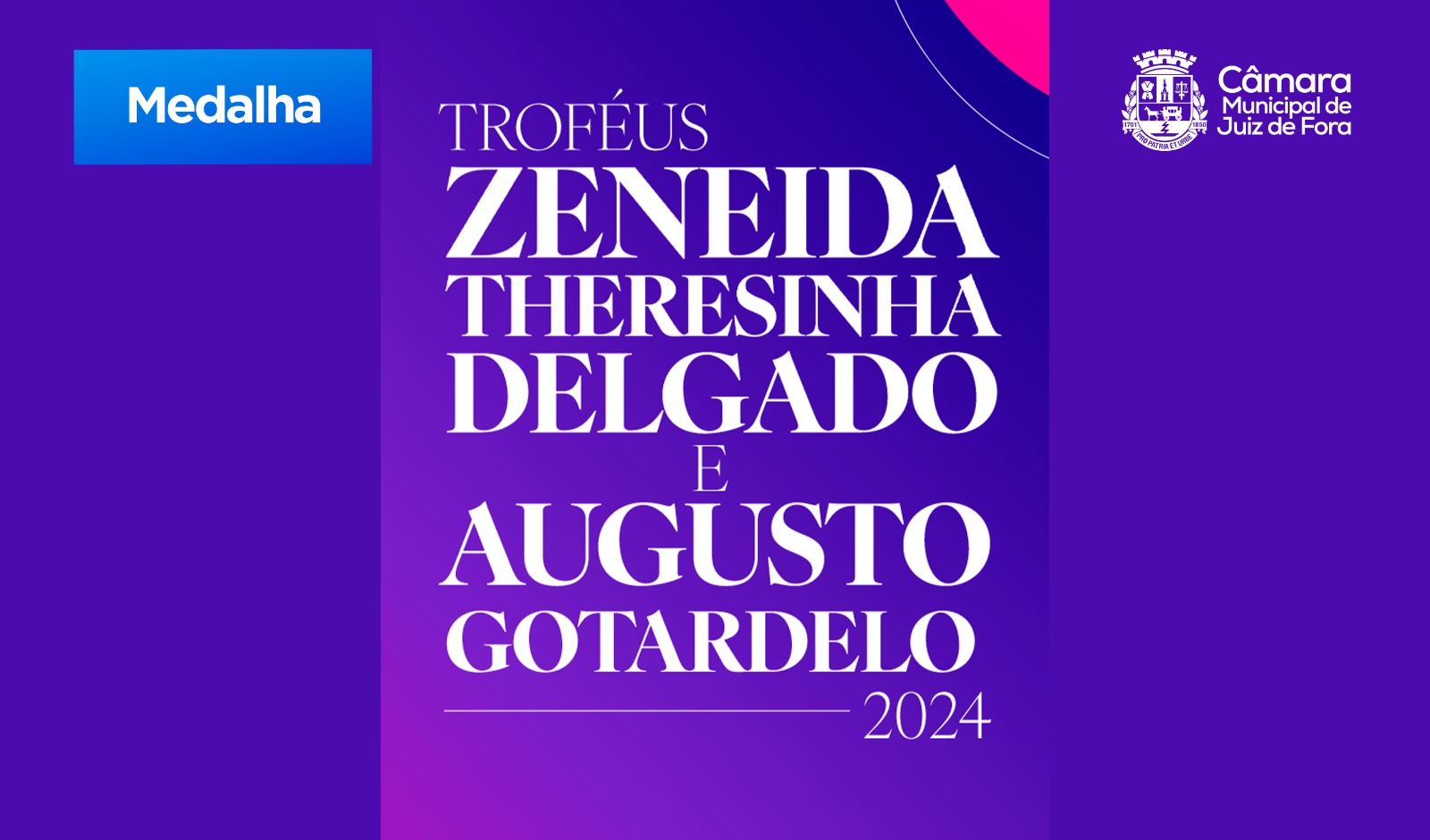 Câmara entregará Troféu Zeneida Theresinha Delgado e Troféu Idoso Centenário  Professor Augusto Gotardelo a pessoas idosas de JF (21/11/2024 00:00:00)