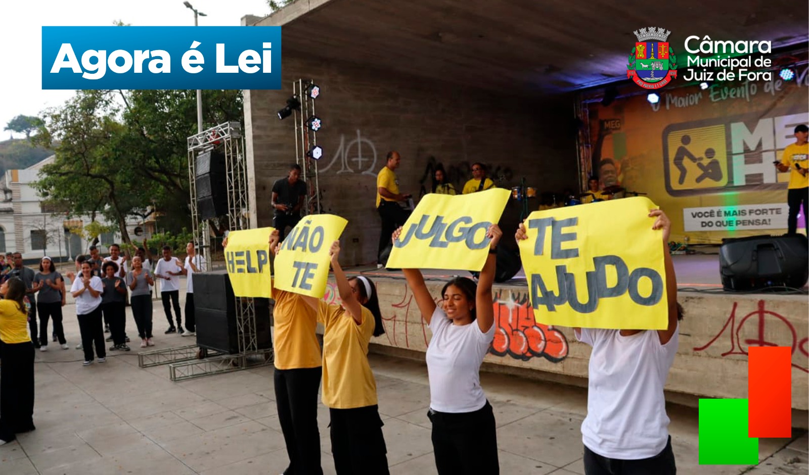 Agora é Lei -  Dia Municipal da Força Jovem Universal é criado em JF (29/01/2025 00:00:00)