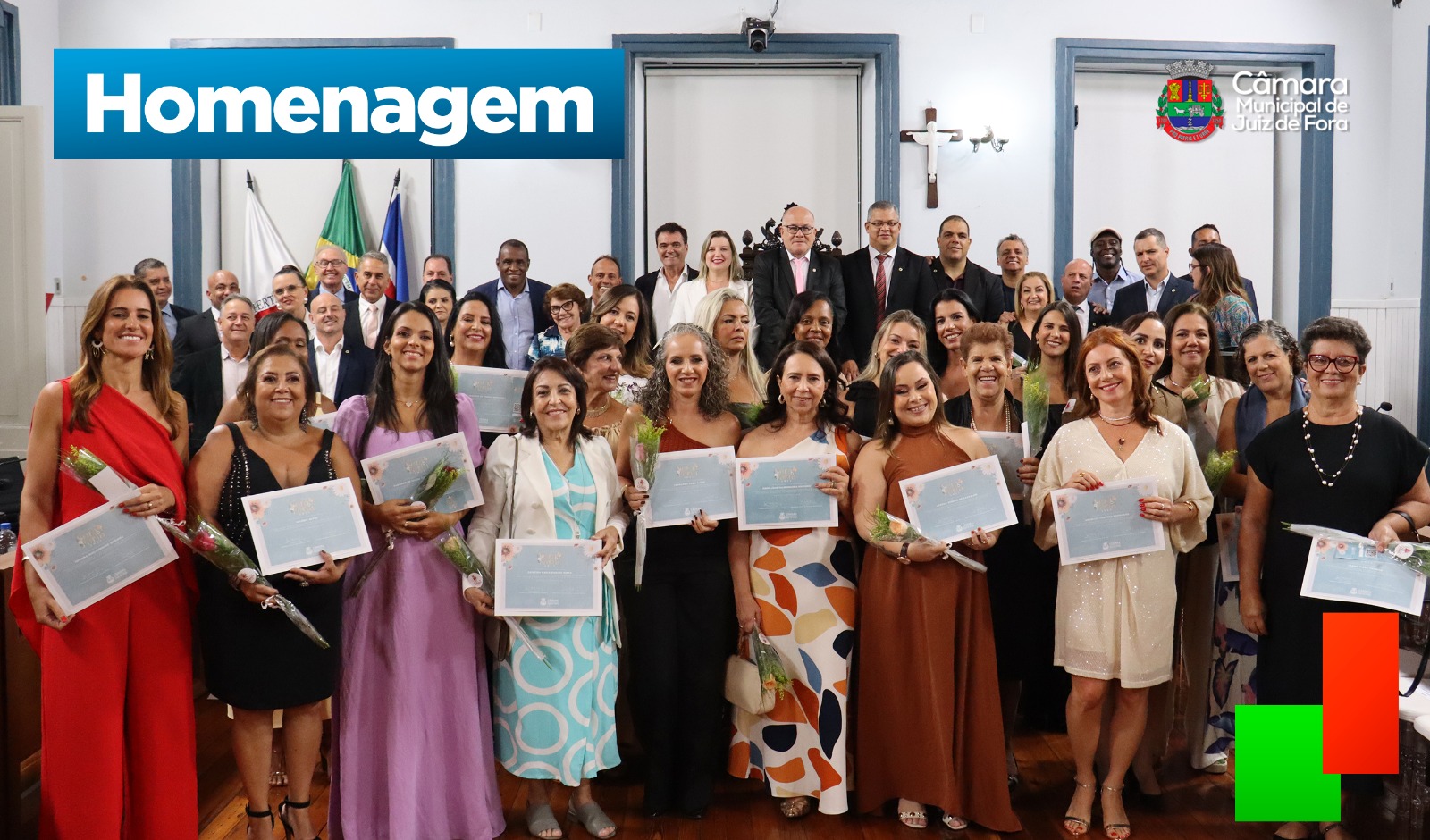 Câmara entrega Menção Honrosa Vera Faria a 22 mulheres de destaque (21/03/2025 00:00:00)
