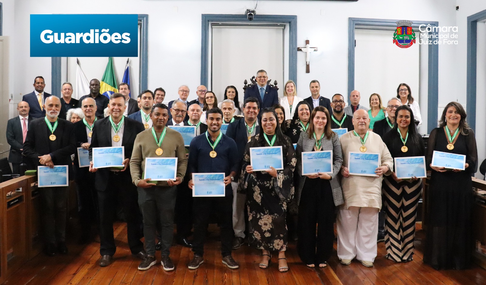 Câmara condecora 22 personalidades com a Medalha Guardiões da Saúde 2025 (23/05/2025 00:00:00)