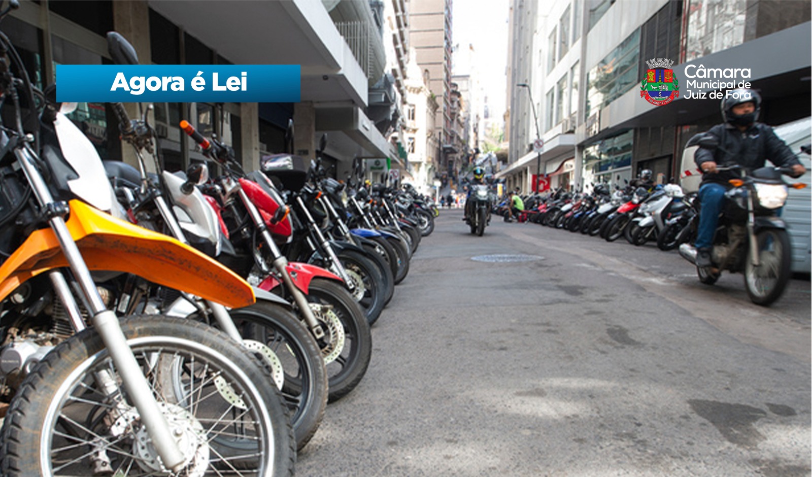 Agora é Lei - Mais vagas para motociclistas na Área Azul (29/04/2026 00:00:00)