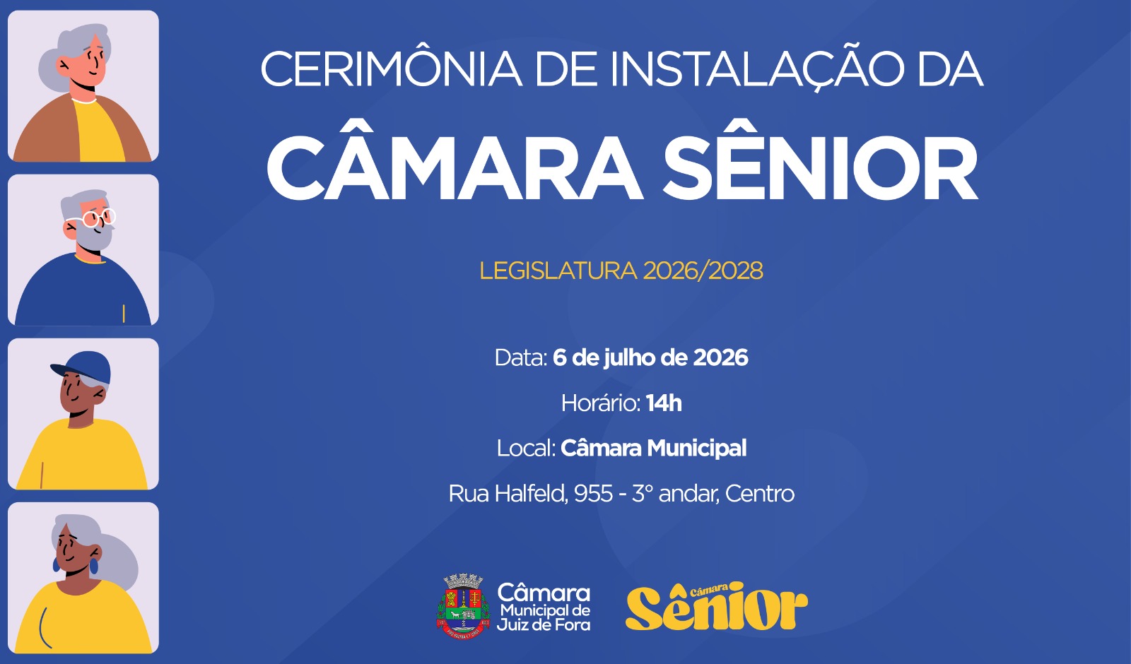 Câmara Sênior 2026/2028 será instalada na segunda, 6 (03/07/2026 00:00:00)