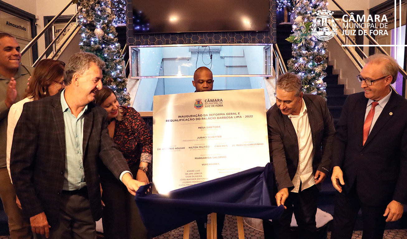 Câmara Municipal inaugura requalificação do Palácio Barbosa Lima (21/12/2022 00:00:00)