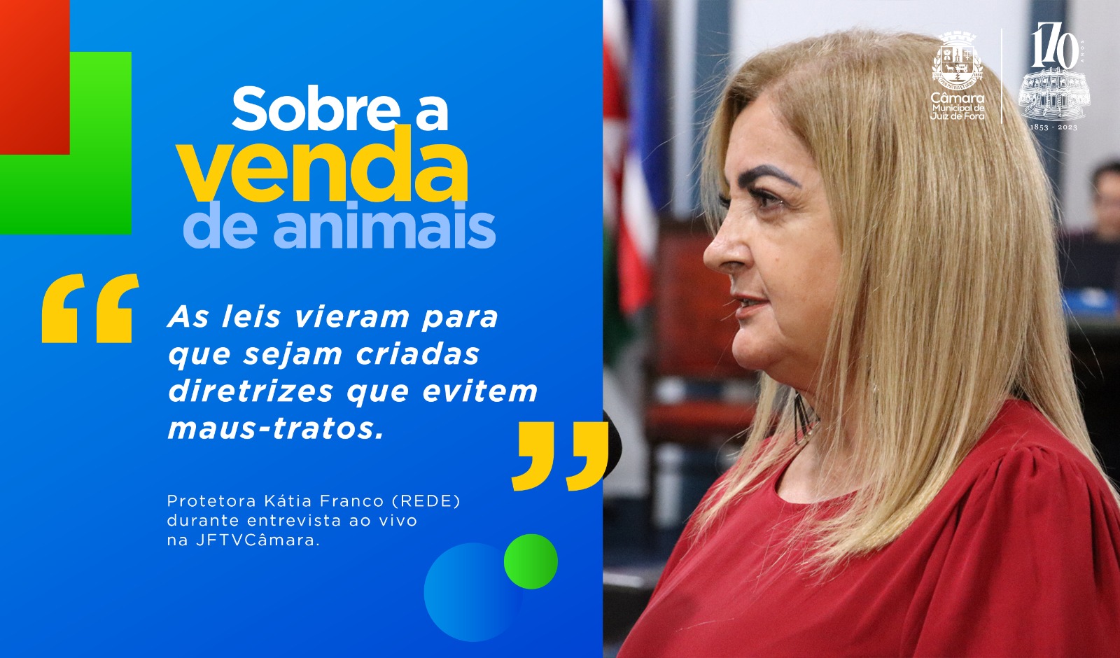 Ao Vivo - Protetora Kátia Franco aborda PLs sobre venda de animais (25/04/2023 00:00:00)