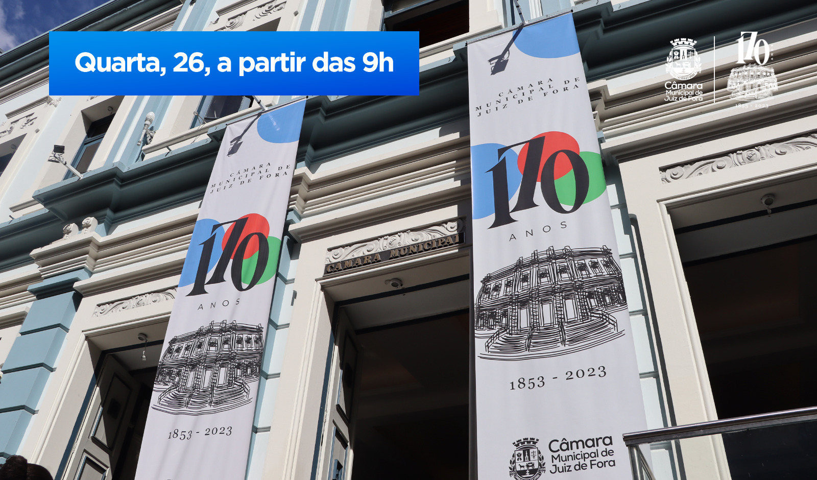 Câmara 170 anos -  Câmara Popular oferecerá serviços para a população no Parque Halfeld (25/04/2023 00:00:00)