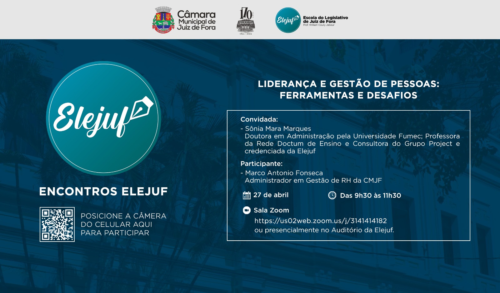 Elejuf promoverá capacitação sobre liderança e gestão de pessoas (26/04/2023 00:00:00)