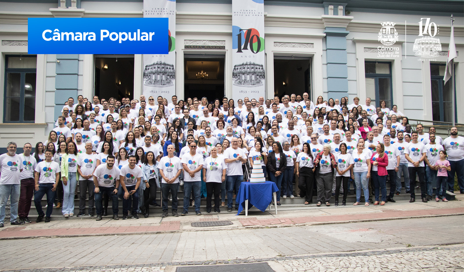Câmara 170 anos - Câmara Popular celebra a data unindo servidores à população (26/04/2023 00:00:00)