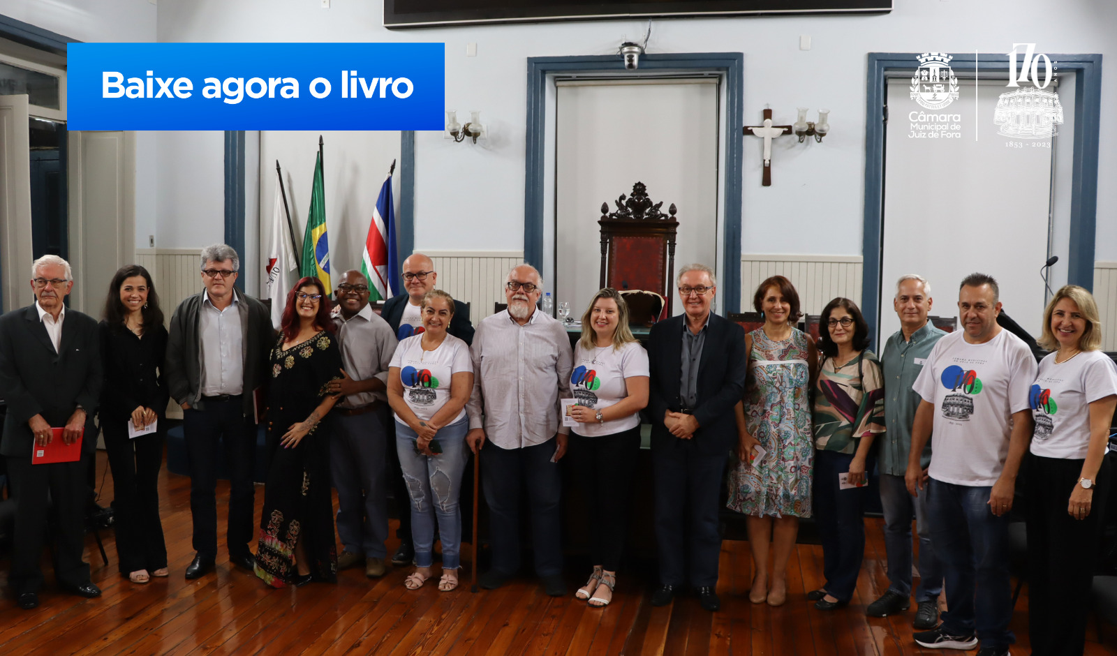 Câmara 170 anos - Câmara reedita o livro História de Juiz de Fora – até 1950 (27/04/2023 00:00:00)