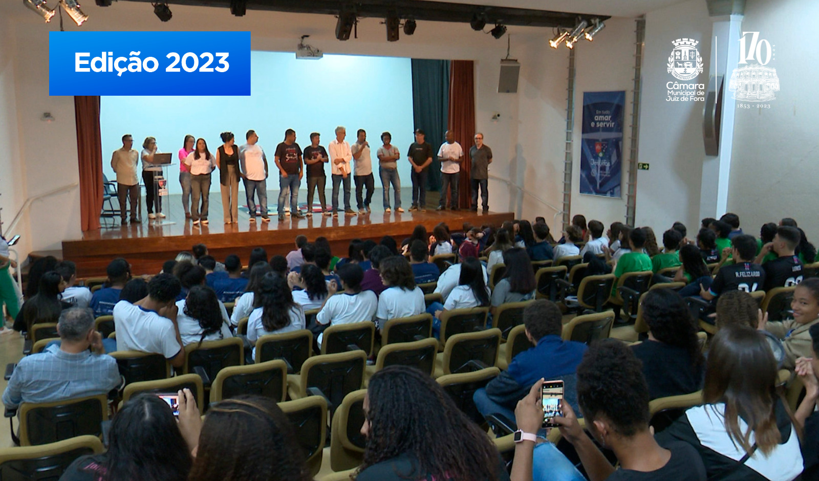 Parlamento Jovem - Encontro microrregional reúne 200 estudantes no Jesuítas (27/04/2023 00:00:00)