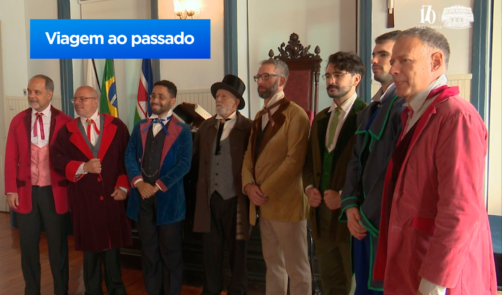 Câmara 170 anos - JFTV Câmara divulga encenação sobre inauguração do Palácio Barbosa Lima (27/04/2023 00:00:00)