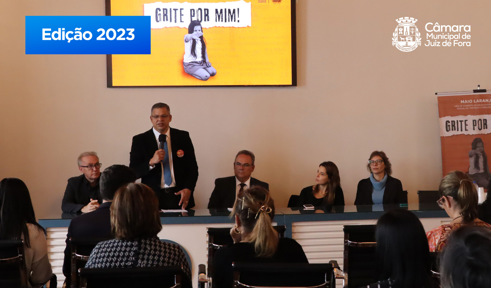 Maio Laranja -  Palestras promovem a conscientização contra a violência infantil (15/05/2023 00:00:00)