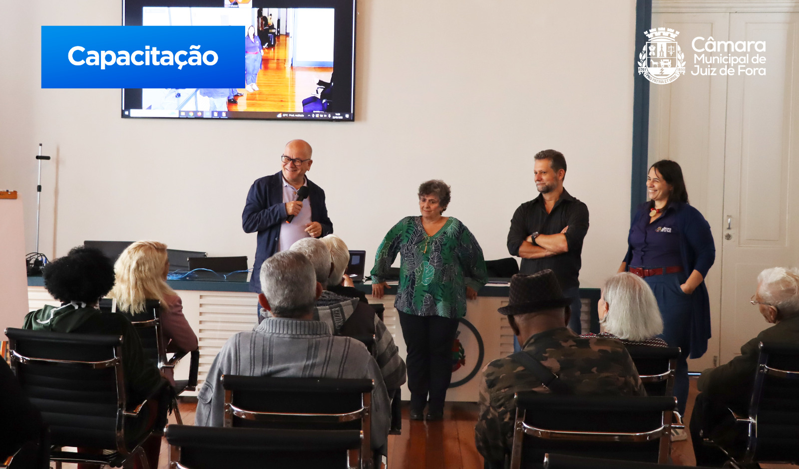 Câmara ministra curso do Programa Nossa Câmara Cidadã a pessoas idosas (26/05/2023 00:00:00)