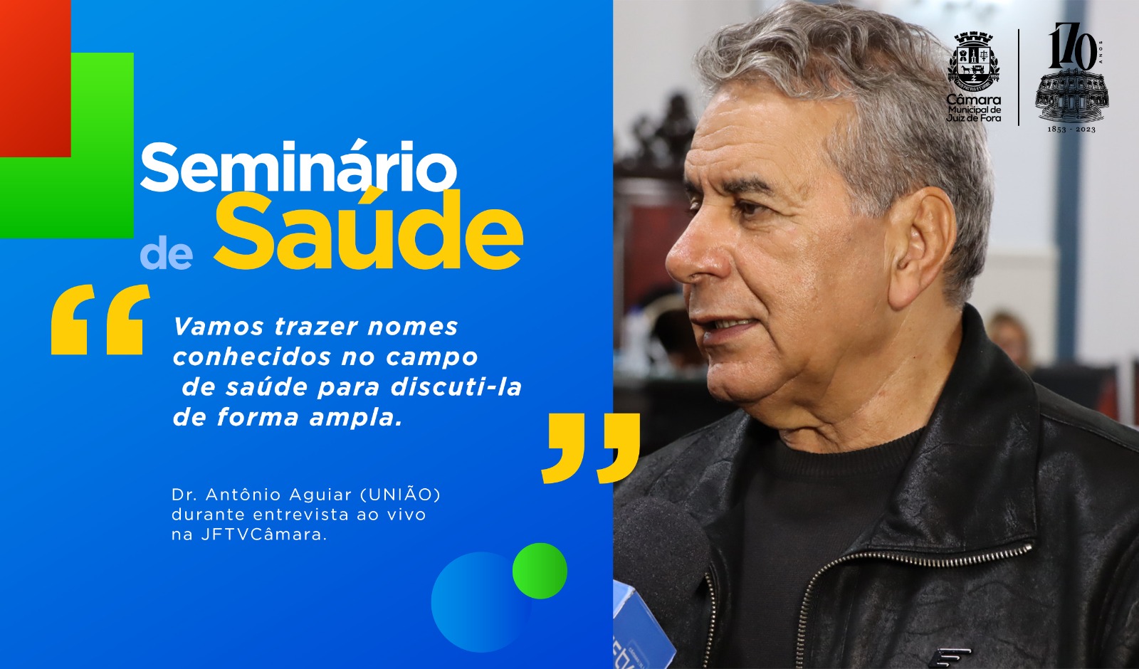 Ao Vivo - Dr. Antônio Aguiar aborda planejamento de seminário de saúde (26/05/2023 00:00:00)