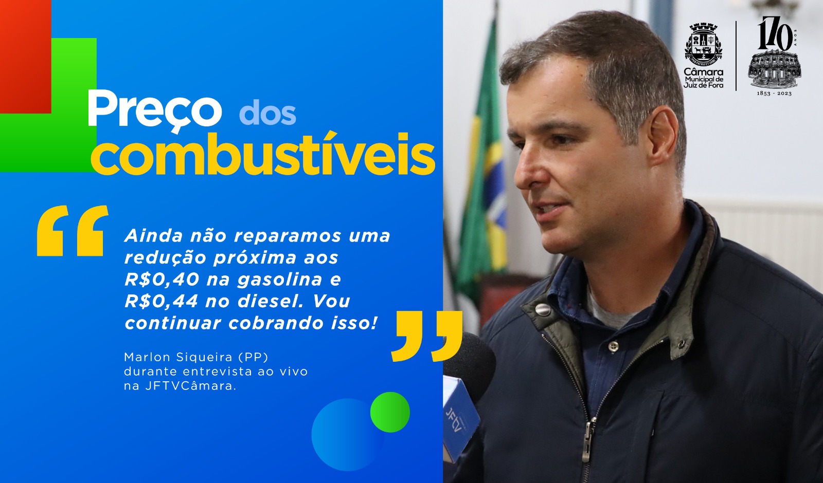 Ao Vivo - Marlon Siqueira cobra fiscalização nos postos de gasolina (29/05/2023 00:00:00)