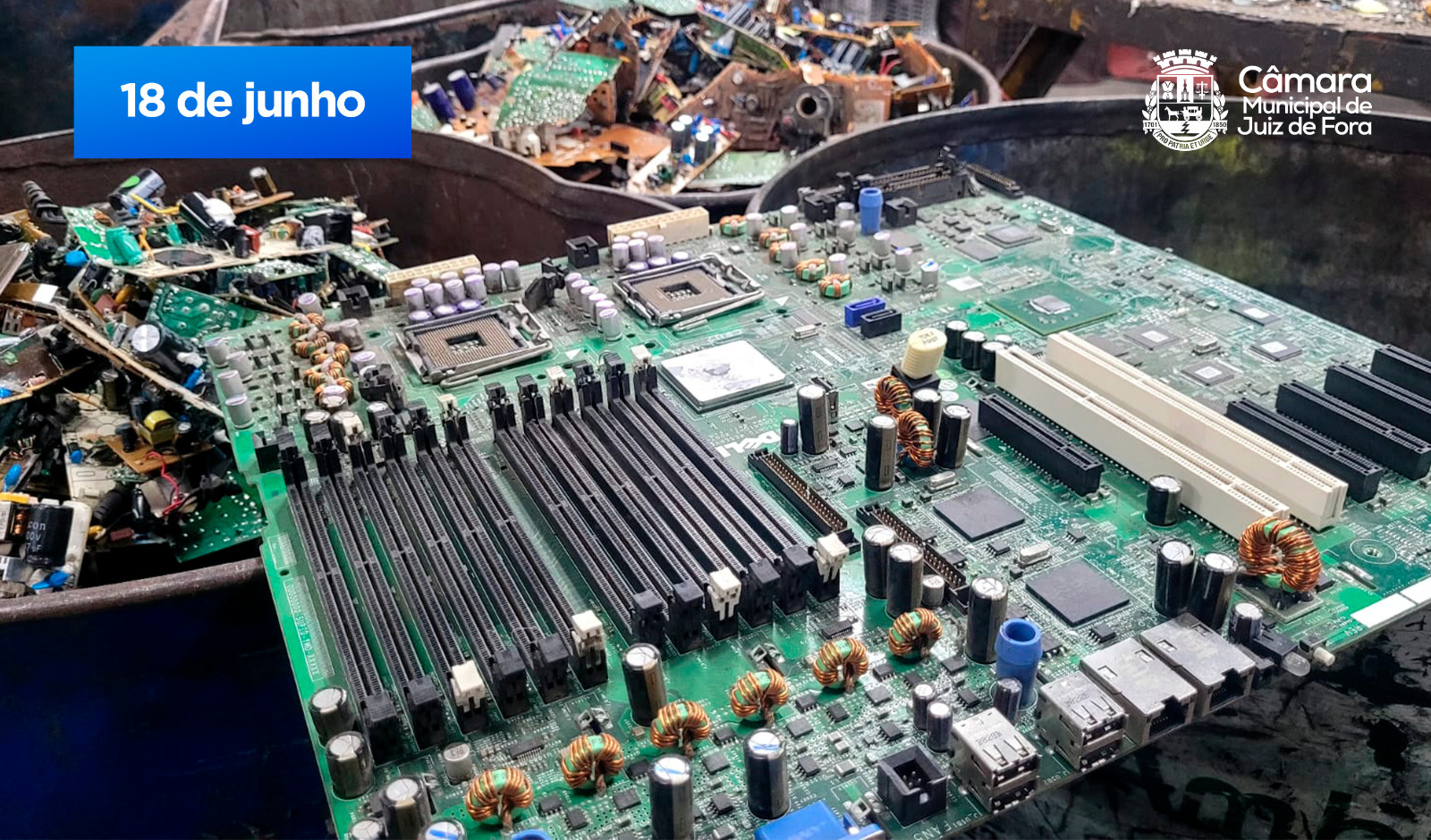 Marlon propõe Dia da Reciclagem de Resíduos Tecnológicos em PL (03/07/2023 00:00:00)