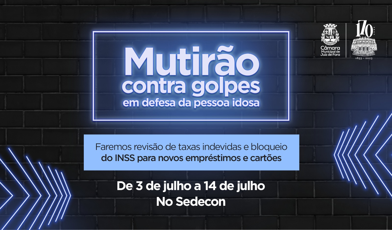 Sedecon promove Mutirão contra golpes em defesa da pessoa idosa (03/07/2023 00:00:00)