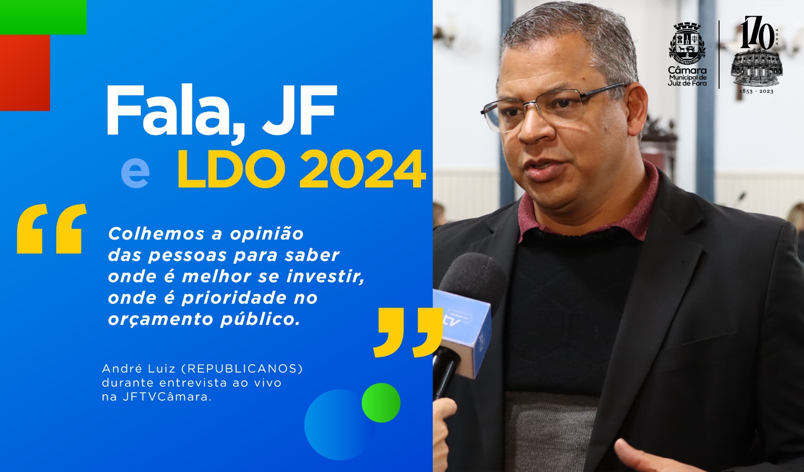 Ao Vivo - André Luiz aborda construção do Orçamento Público (04/07/2023 00:00:00)
