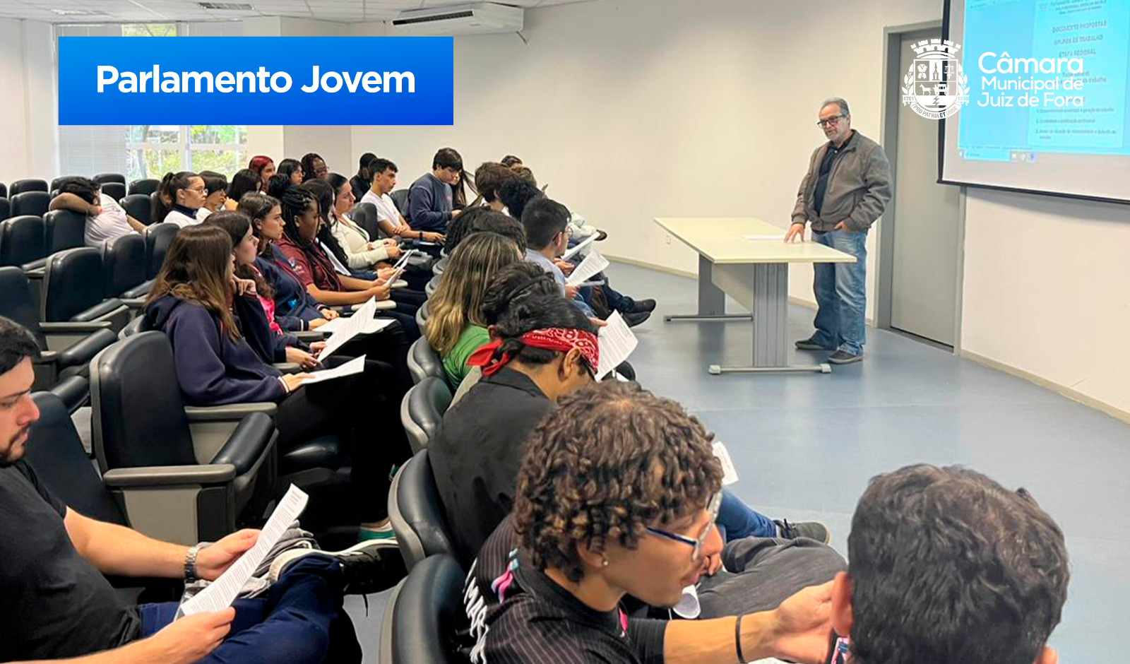 PJ 2023 - Estudantes debatem propostas em encontro no Centro de Ciências/UFJF (06/07/2023 00:00:00)