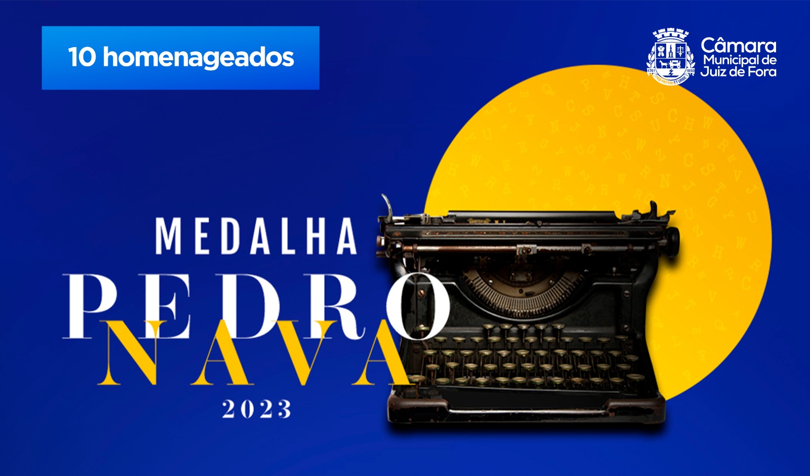 Câmara outorgará Medalha Pedro Nava 2023 nesta segunda, 21 (21/08/2023 00:00:00)
