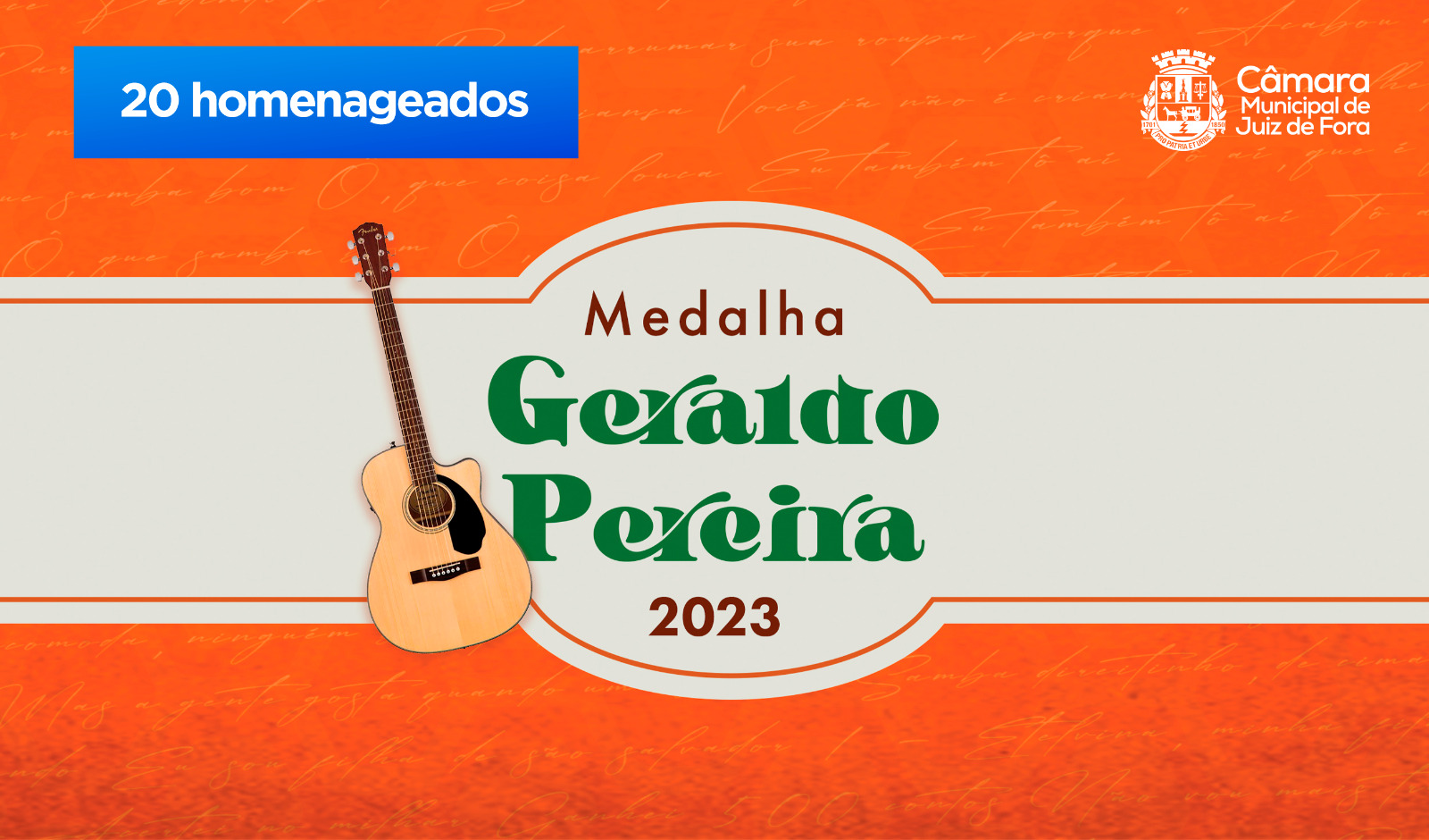 Vereadores entregarão a Medalha Geraldo Pereira 2023 nesta quinta, 24 (23/08/2023 00:00:00)