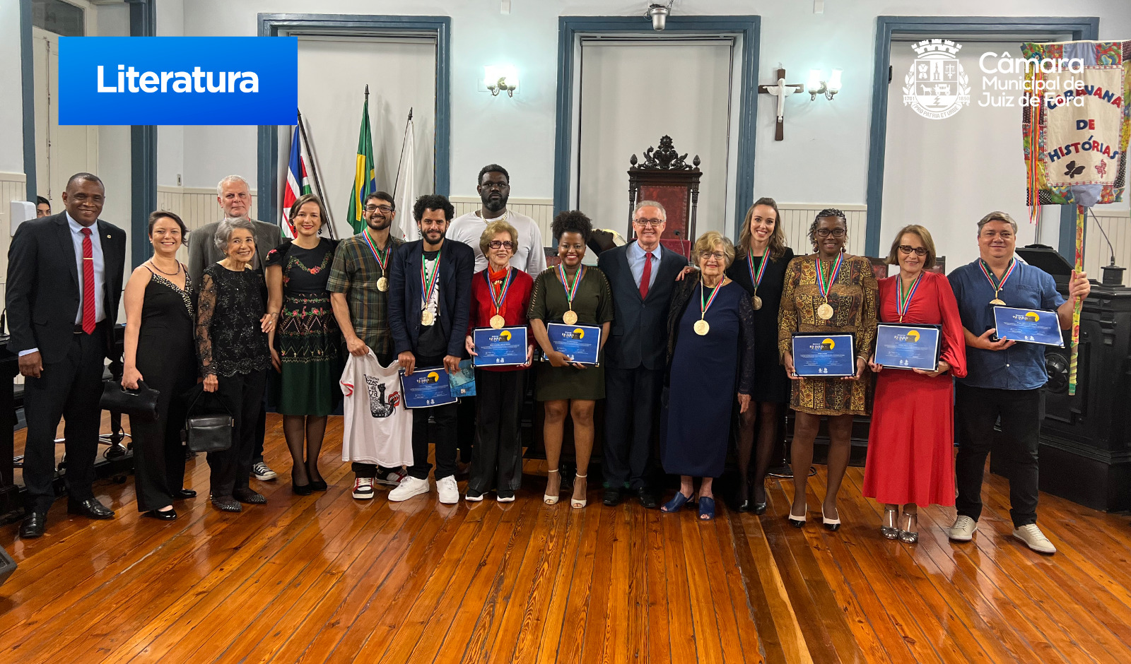 Dez personalidades e instituições receberam a Medalha Pedro Nava 2023 (21/08/2023 00:00:00)