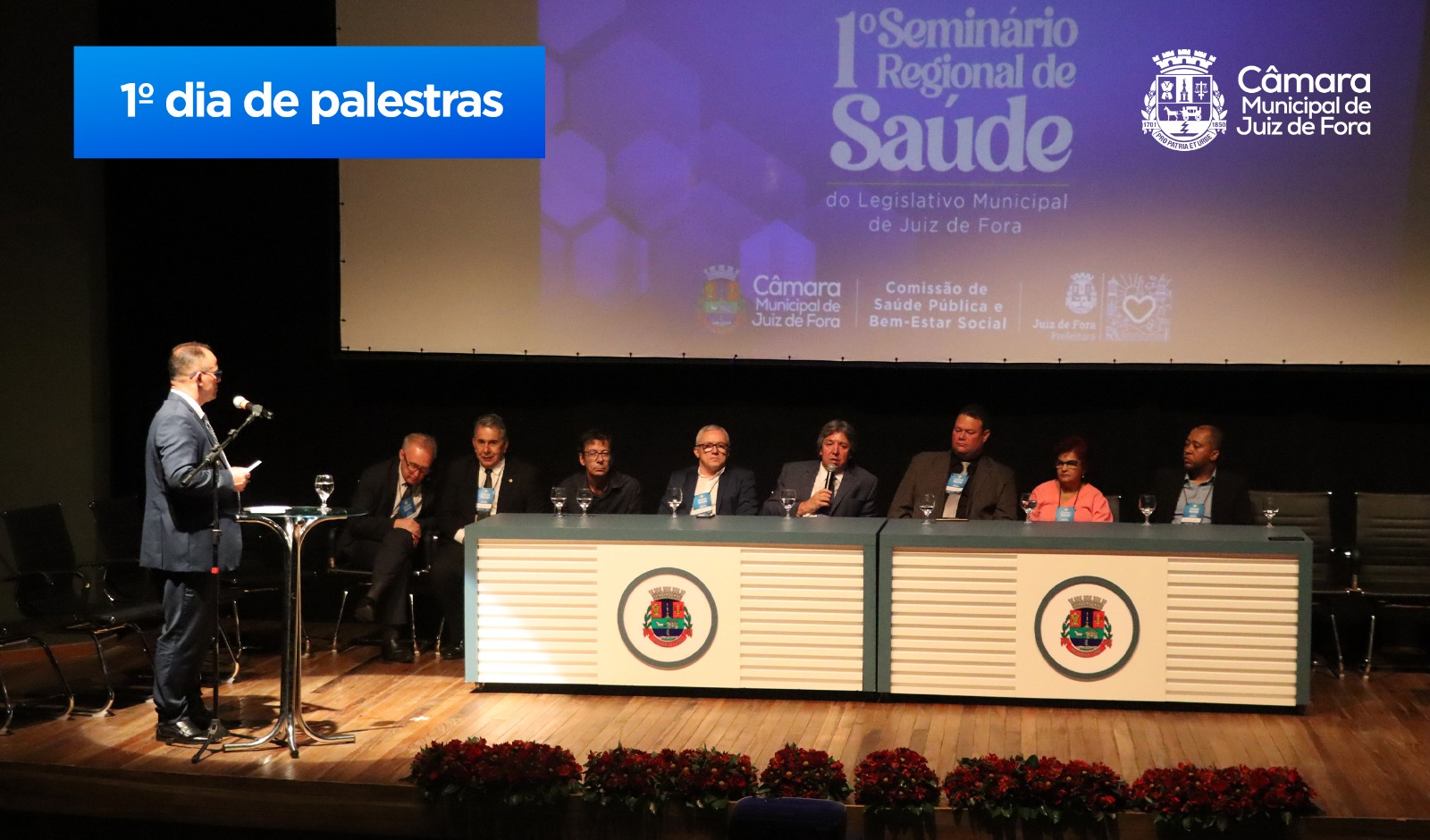 1º Seminário Regional de Saúde - Apresentação sobre o uso da tecnologia na medicina abre o evento (13/09/2023 00:00:00)