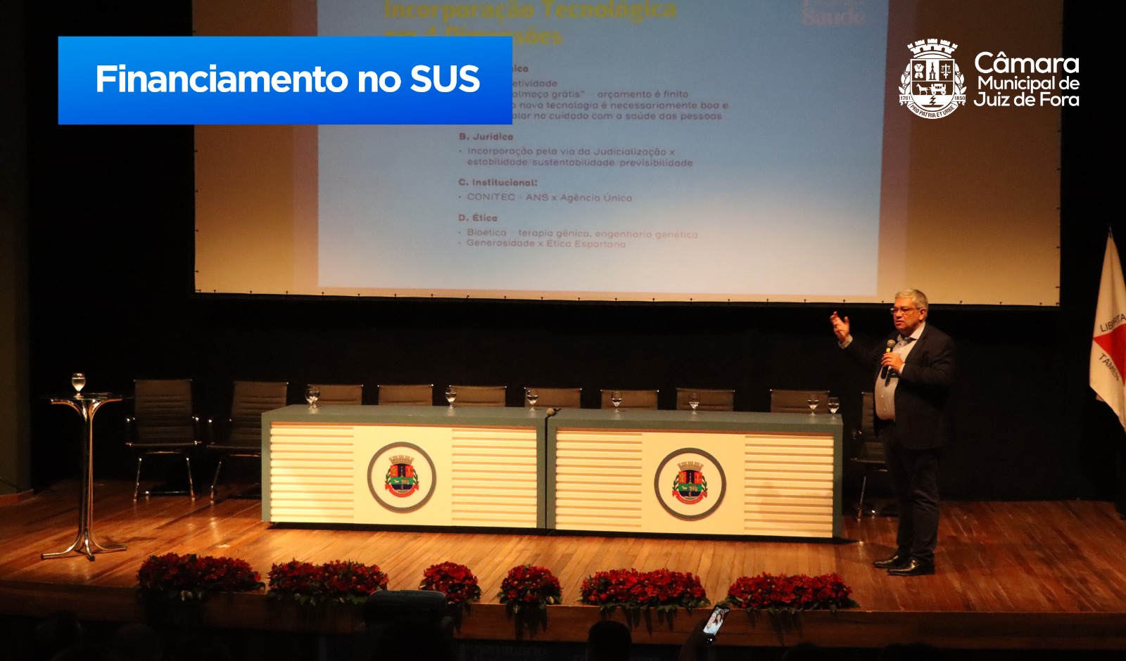 1º Seminário Regional de Saúde -  Palestra abordou estratégias para o uso do orçamento público (14/09/2023 00:00:00)