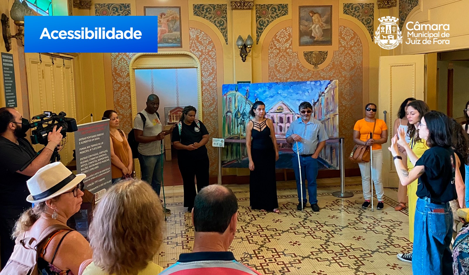 Programa Diversidade realiza visita guiada ao Cine-Theatro Central (19/09/2023 00:00:00)