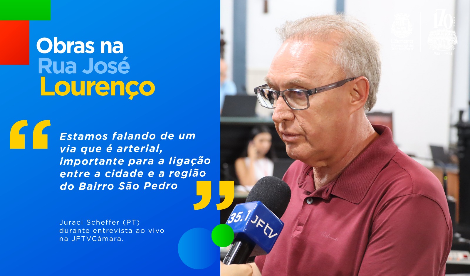 Ao Vivo – Juraci comemora o início das obras na Rua José Lourenço (28/09/2023 00:00:00)