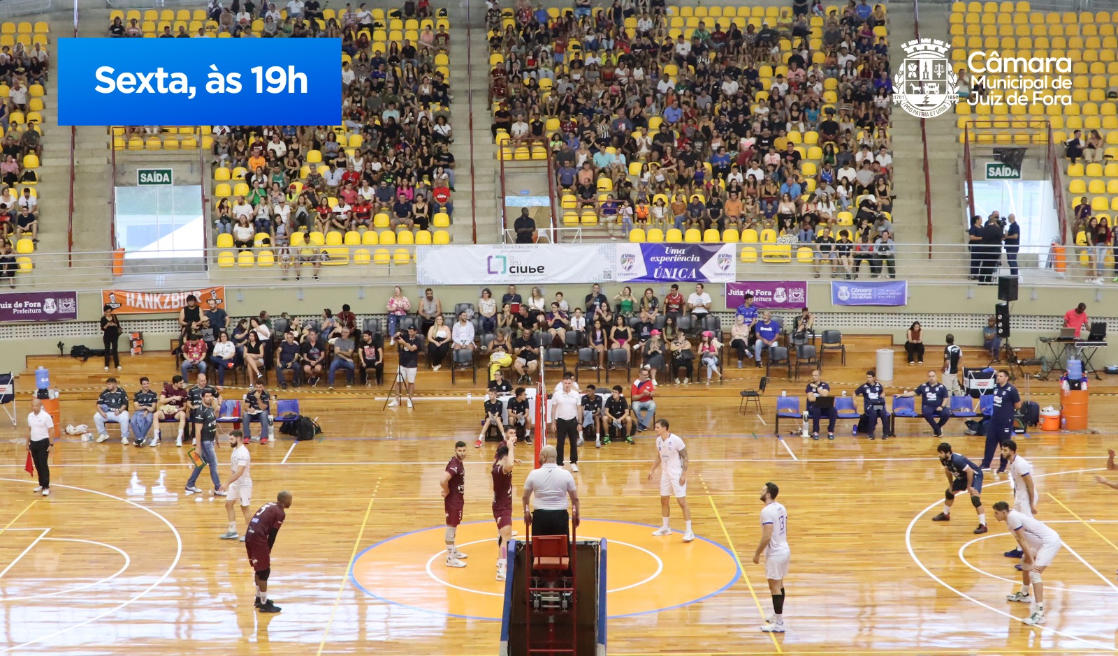 JFTV transmitirá partida do JF Vôlei contra o Sada Cruzeiro (29/09/2023 00:00:00)